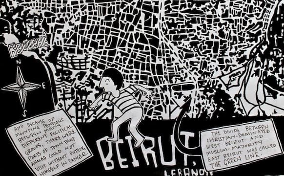 A Comics Artist Draws the Experiences of Palestinian Refugees and Immigrants