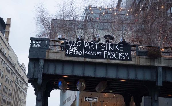 A Showing of Art World Solidarity on Inauguration Day