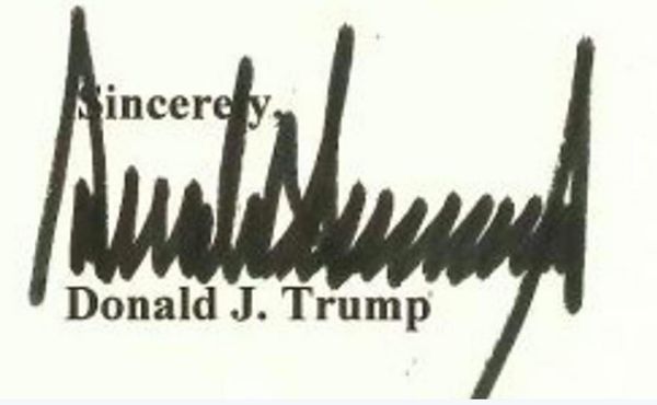 Trump's Signature Is the "Sound Wave of Demons Screaming"