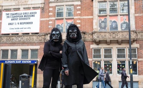 Guerrilla Girls Find — Surprise! — that European Museum Collections Are Heavily White and Male