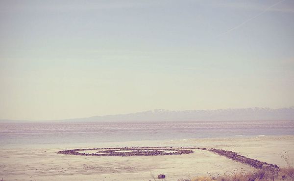 As the Great Salt Lake Dries Up, "Spiral Jetty" May Be Marooned