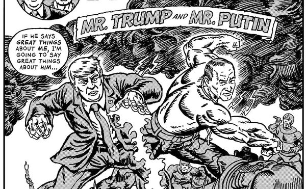 BANG! POW! SAD! Casting Trump as a Comic Book Villain