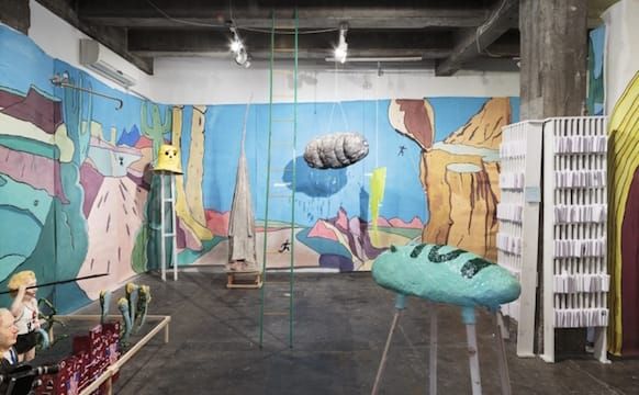 Tripping Through an Artist’s Fabrications, from a Faux Art Movement to a Looney Tunes World