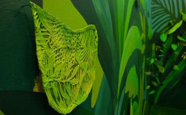 Peeping Through a Painted, Sculpted Jungle