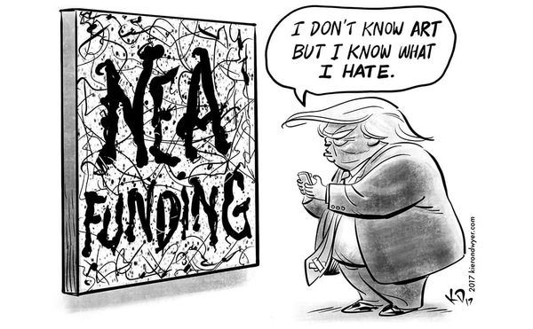 Creative Responses to Trump’s Plan to End the National Endowment for the Arts