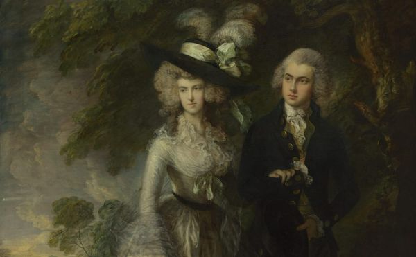 Thomas Gainsborough, "Mr. and Mrs. William Hallett" (aka "The Morning Walk") (1785), oil on canvas, 236.2 x 179.1 cm (© The N