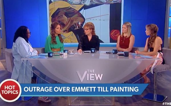 Whoopi Weighs in on Emmett Till Painting as Schutz Storm Reaches Daytime TV