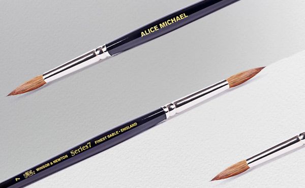 Win a Personalised Iconic Series 7 Brush from Winsor & Newton