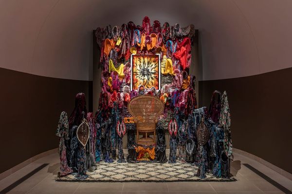 St. Peter’s Basilica Meets the Black Panthers in a Contemporary Altarpiece