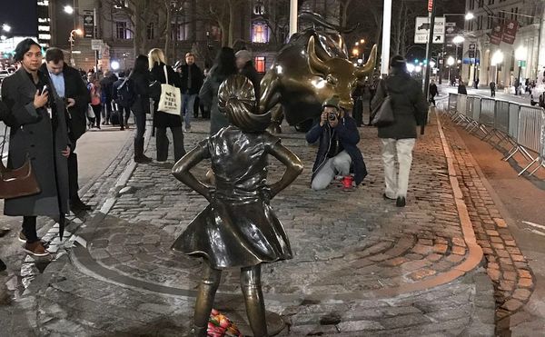 Sculptor of Wall Street’s “Charging Bull” Demands Relocation of “Fearless Girl” [UPDATED]