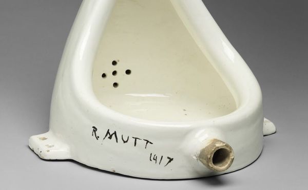 Marcel Duchamp, "Fountain," (1950 version of 1917 original), Philadelphia Museum of Art, 125th Anniversary Acquisition, gift