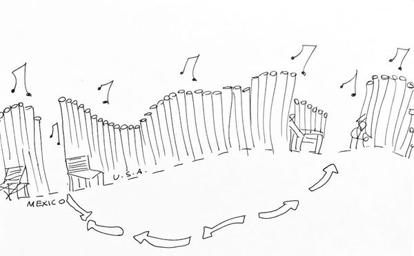 From a Row of Hammocks to One Million Gravestones: An Art Collective’s Alternative Border Wall Proposals