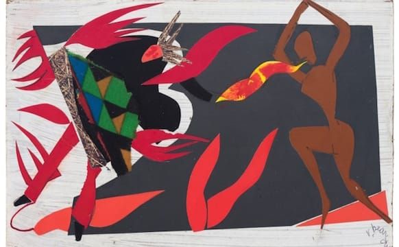 Romare Bearden’s Mythic Collages, Rooted in the American South