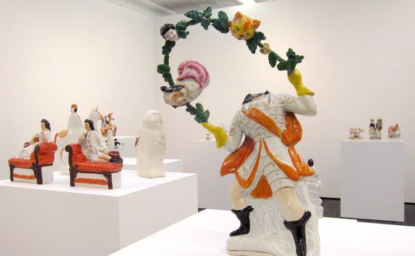 Nutty Configurations of Victorian Tchotchkes Highlight Contemporary Anxiety