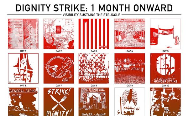As Palestinian #DignityStrike Passes One-Month Mark, New York Artists Illuminate the Struggle