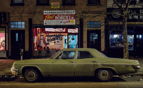 Eerie Photographs of Solitary Cars in 1970s New York