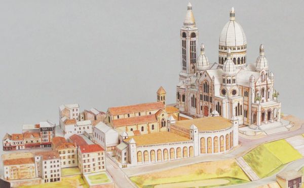 A World Tour Through a Collection of Paper Architectural Models