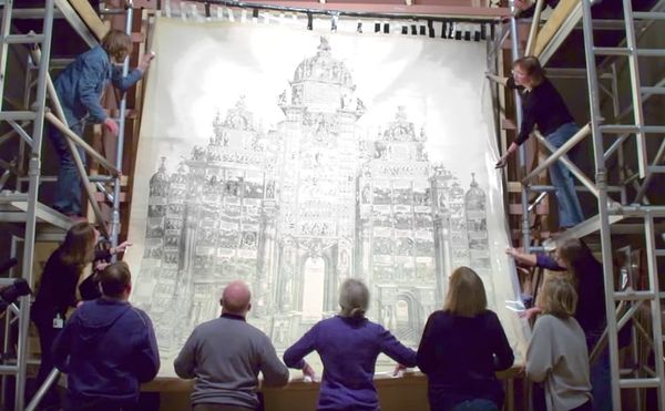 Watch the British Museum Conserve Its Largest Print, a 16th-Century Dürer Woodcut