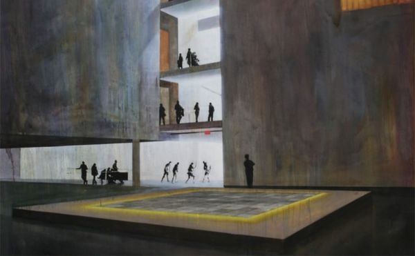 Paintings About the Intersection of Architecture and White Privilege