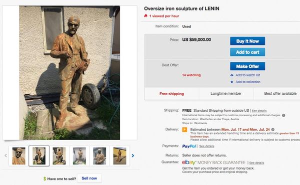 Thanks to Capitalism, These Authentic Communist Statues Could Be Yours