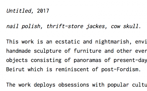 Generate Absurd Descriptions for Fictional Artworks