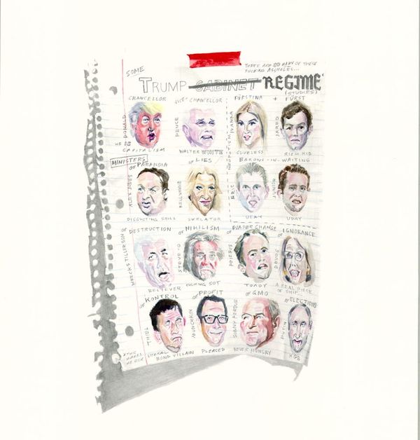 William Powhida - Trump Regime Studies