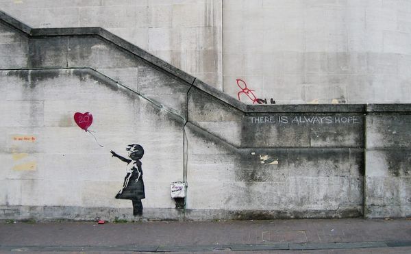 Banksy’s “Balloon Girl” Voted Britain’s Favorite Artwork