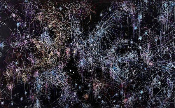 Painting Cosmic Phenomena with Patterns of Subatomic Decay