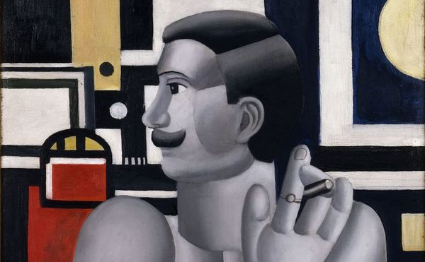 Fernand Léger, “Le mécanicien” (1918), oil on canvas, 65 x 54 cm  ( Dépôt du Musée national d'art moderne / Centre de créatio