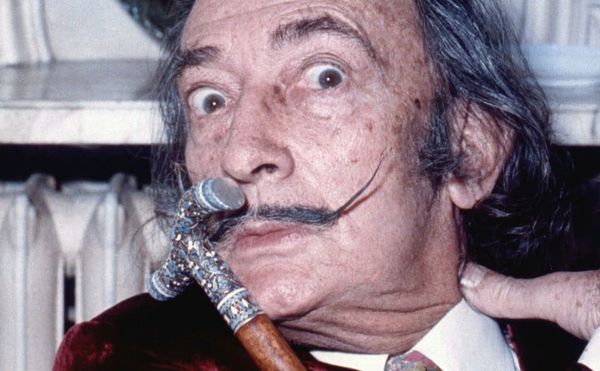 Salvador Dalí in 1972 (photo by Allan Warren, via Wikimedia Commons)Salvador Dalí in 1972 (photo by Allan Warren, via Wikimed