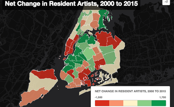 Not Just Bushwick: New Study Charts Where NYC Artists Live
