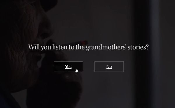 The Space We Hold interactive documentary (screenshot via National Film Board of Canada)