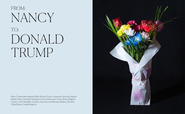 Undocumented Immigrants Create Floral Arrangements for Trump