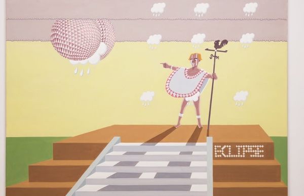 A Painter's Fantasies Rendered as Cartoonish Dramas