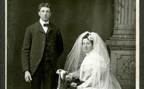 The Somberness of 19th-Century Wedding Portrait Photos