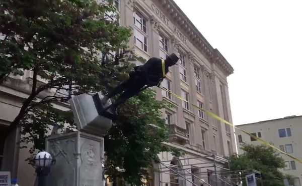 Protesters Topple Confederate Statue in Durham