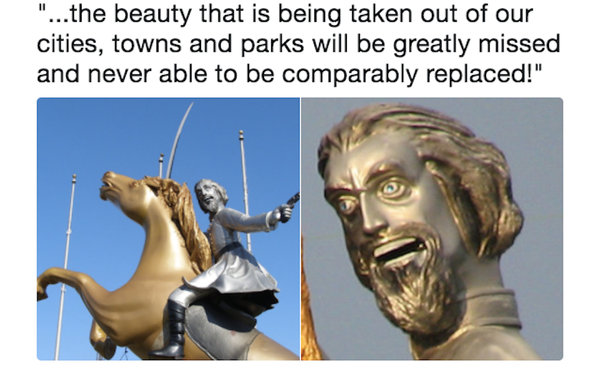 After Trump Calls Confederate Monuments “Beautiful,” Twitter Responds with Memes