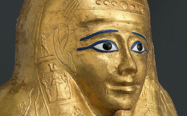 Unique Egyptian Gilded Coffin Acquired by the Metropolitan Museum