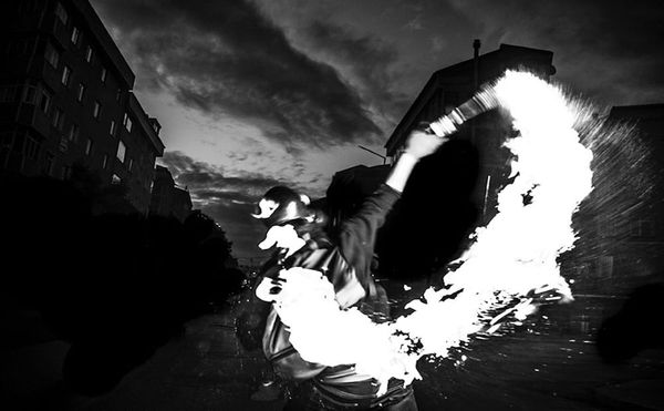 The Arrest of a Turkish Photographer in the Encroaching Night