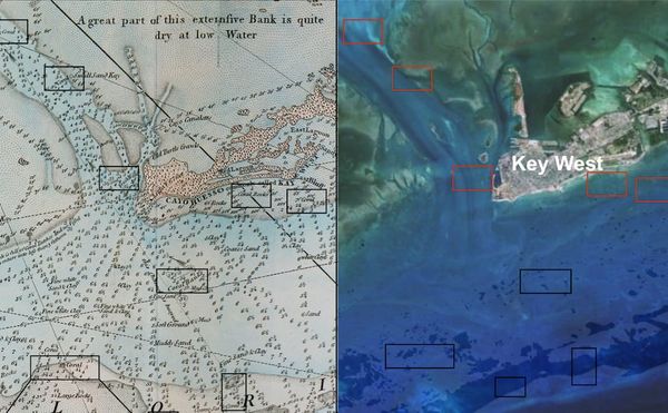 18th-Century Nautical Charts Show Radical Coral Reef Loss in Florida