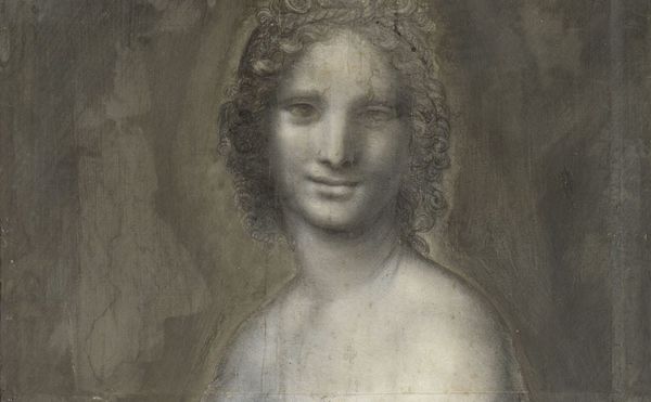 School of Leonardo da Vinci, "La Joconde nue" (ca 1514–16), 28.5 x 21 in (© RMN-Grand Palais, domaine de Chantilly; photo by