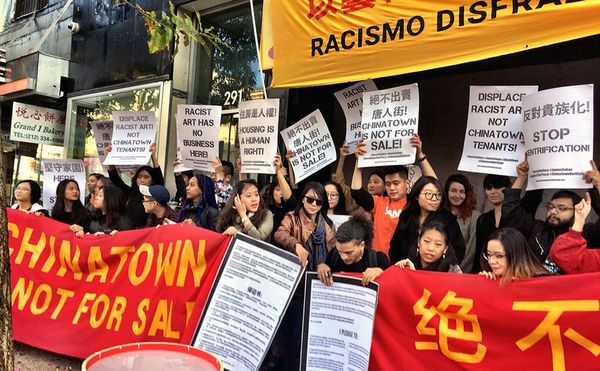 Protesters Return to James Cohan Gallery to Say Goodbye to "Omer Fast’s Racist Show"