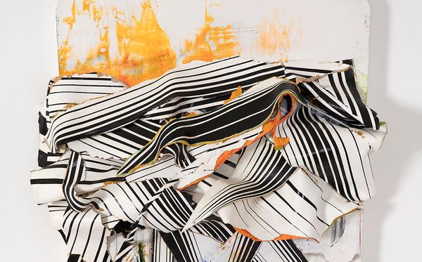Sculptural Paintings Oozing with Color