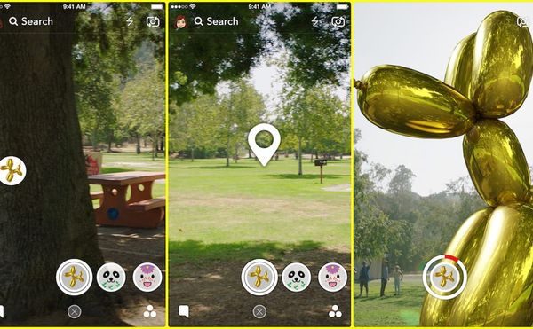 The Augmented Banality of Jeff Koons Sculptures in Snapchat