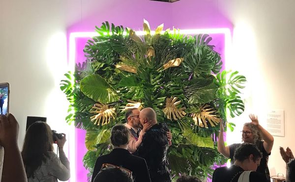 A Wedding Ceremony Takes the Shape of an Art Exhibition