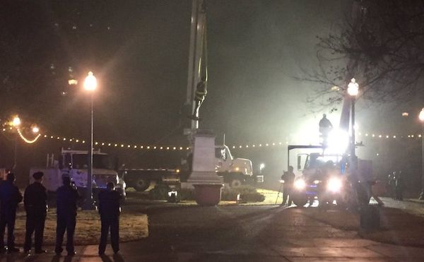 Memphis Takes Down Two Confederate Monuments, Including Statue of KKK Leader