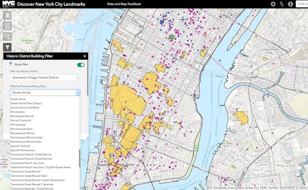 Explore Over 30,000 NYC Historic Sites Newly Uploaded to the Landmarks Preservation Commission’s Map