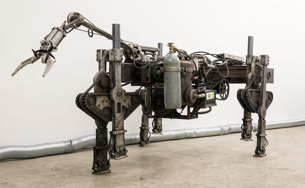 Machine Art that Shoots Flames and Rips Stuff Apart