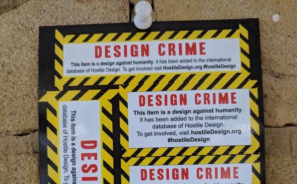 Artist Launches Campaign to Call Out Hostile Urban Design