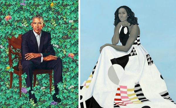Official Obama Portraits by Kehinde Wiley and Amy Sherald Were Just Unveiled
